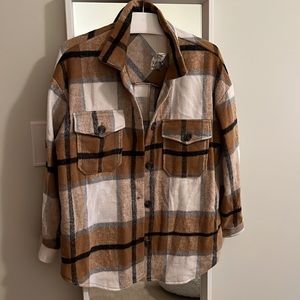 BRAND NEW/NEVER WORN Button Front Flannel